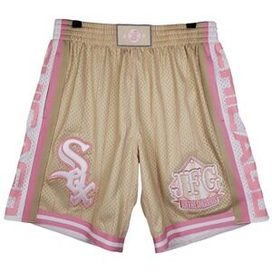 Joe Fresh Goods Chicago White Sox Mitchell & Ness MLB Large Shorts Khaki‎ New